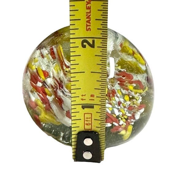 VTG Handblown Art Glass Paperweight MCM 106 Bubbles Boho - Picture 5 of 6